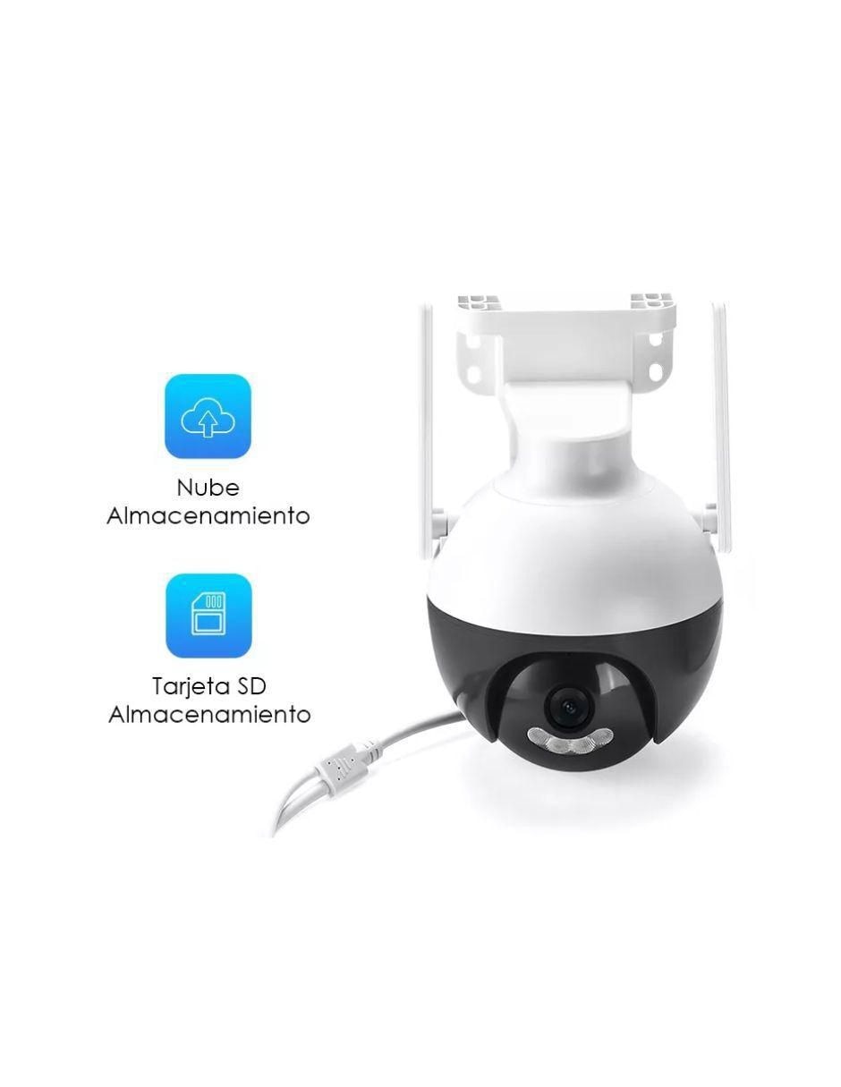 Cámara individual de seguridad inalámbrica HD 180° con capacidad para grabar para interior y exterior 3
