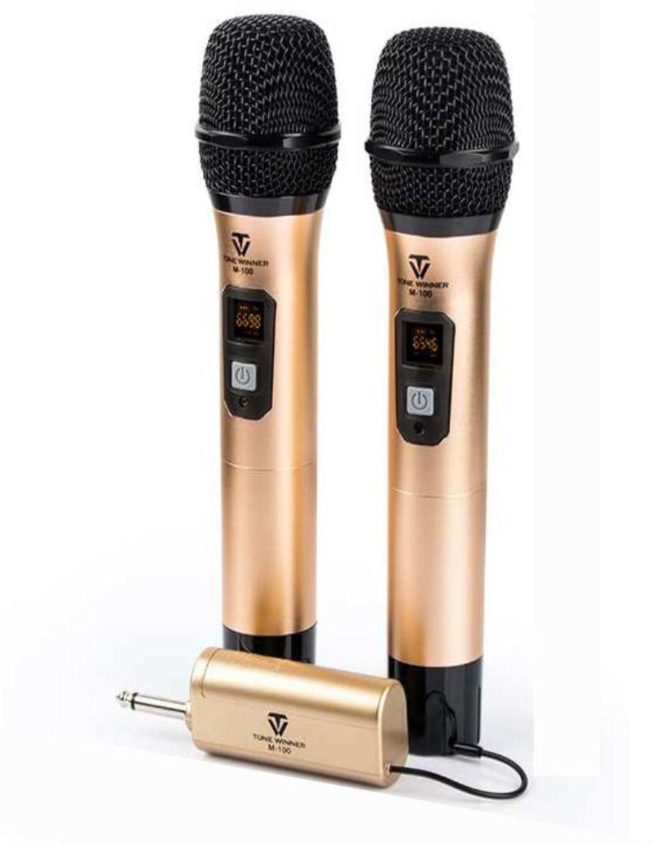 Set de micrófonos inalámbricos Mitzu multiplataforma