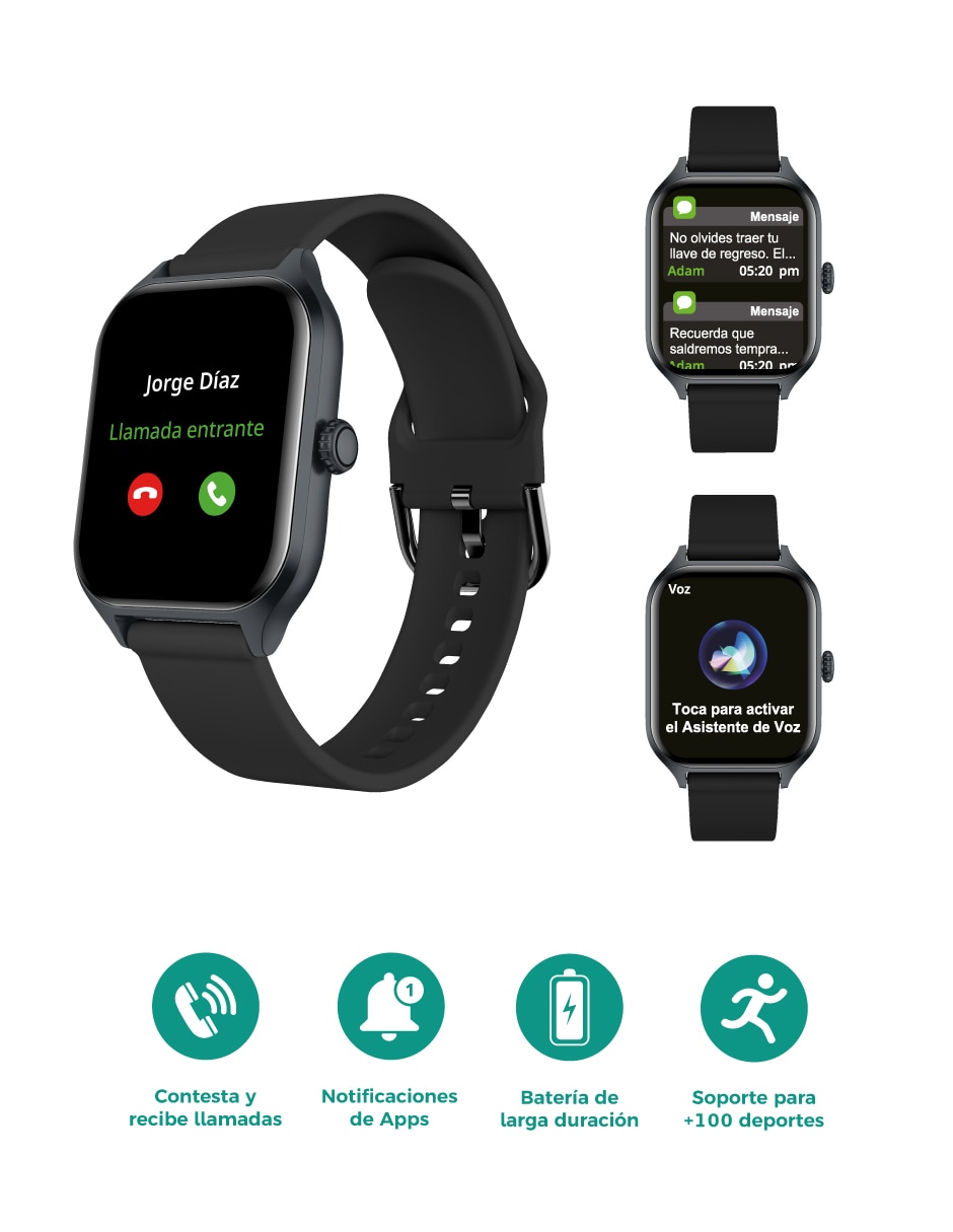 Smartwatch BINDEN ERA Day Uni,40 MM,NEGR
