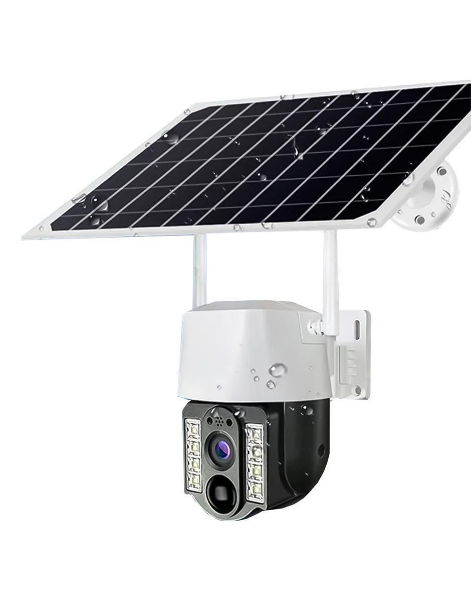 Cámara Solar de Seguridad Dbugg Inalámbrica Full HD 180° con Capacidad de  Grabar con Visión Nocturna para Exterior