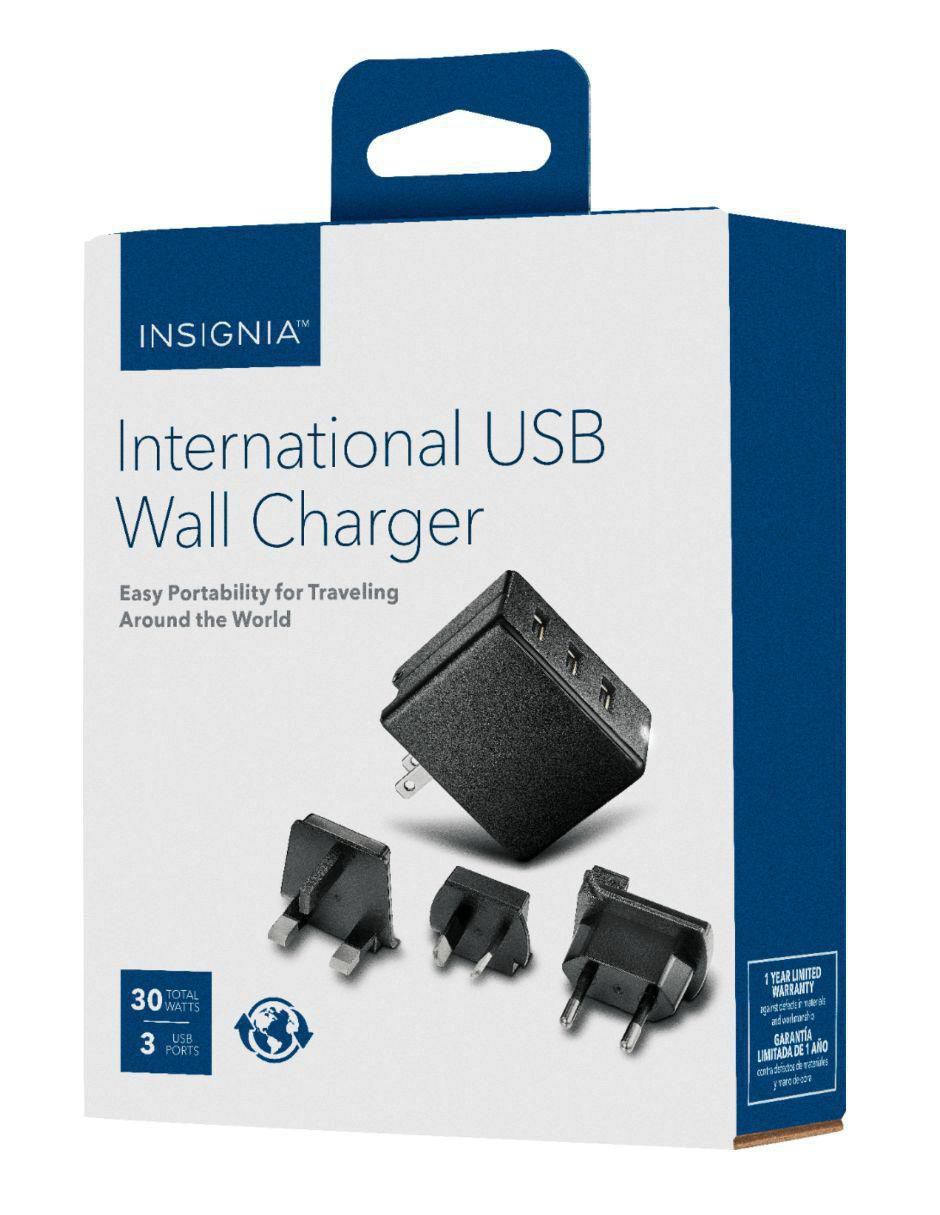 Cargador pared USB 3