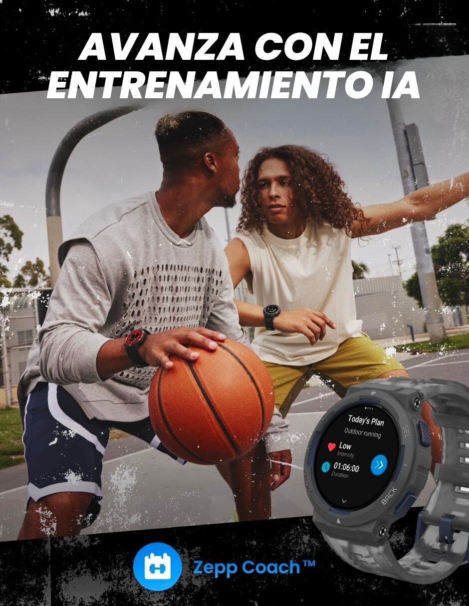 Smartwatch Amazfit Active Edg,45 MM,NEGR