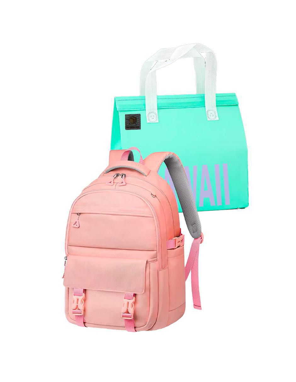 "set mochila/mochila" escolar kawaki petukita box kawaii sí