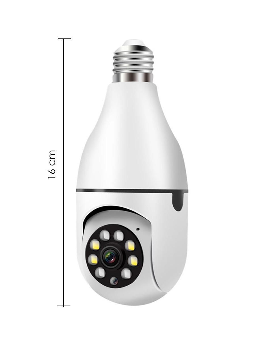 Cámara Wi-Fi de seguridad inalámbrica HD 360° con capacidad para grabar para interior y exterior 3