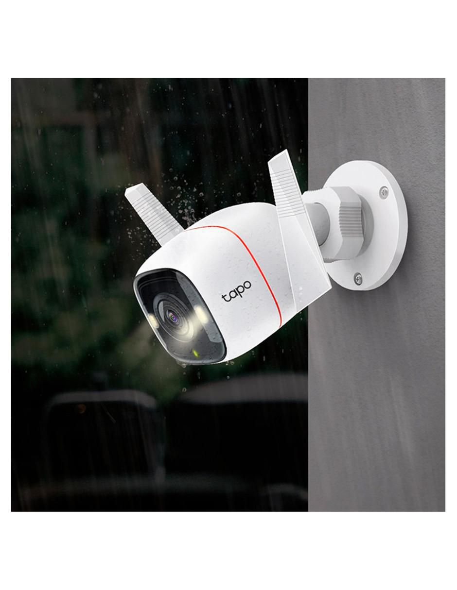 Cámara Wi-Fi de seguridad alámbrica QHD con capacidad para grabar para exterior 4