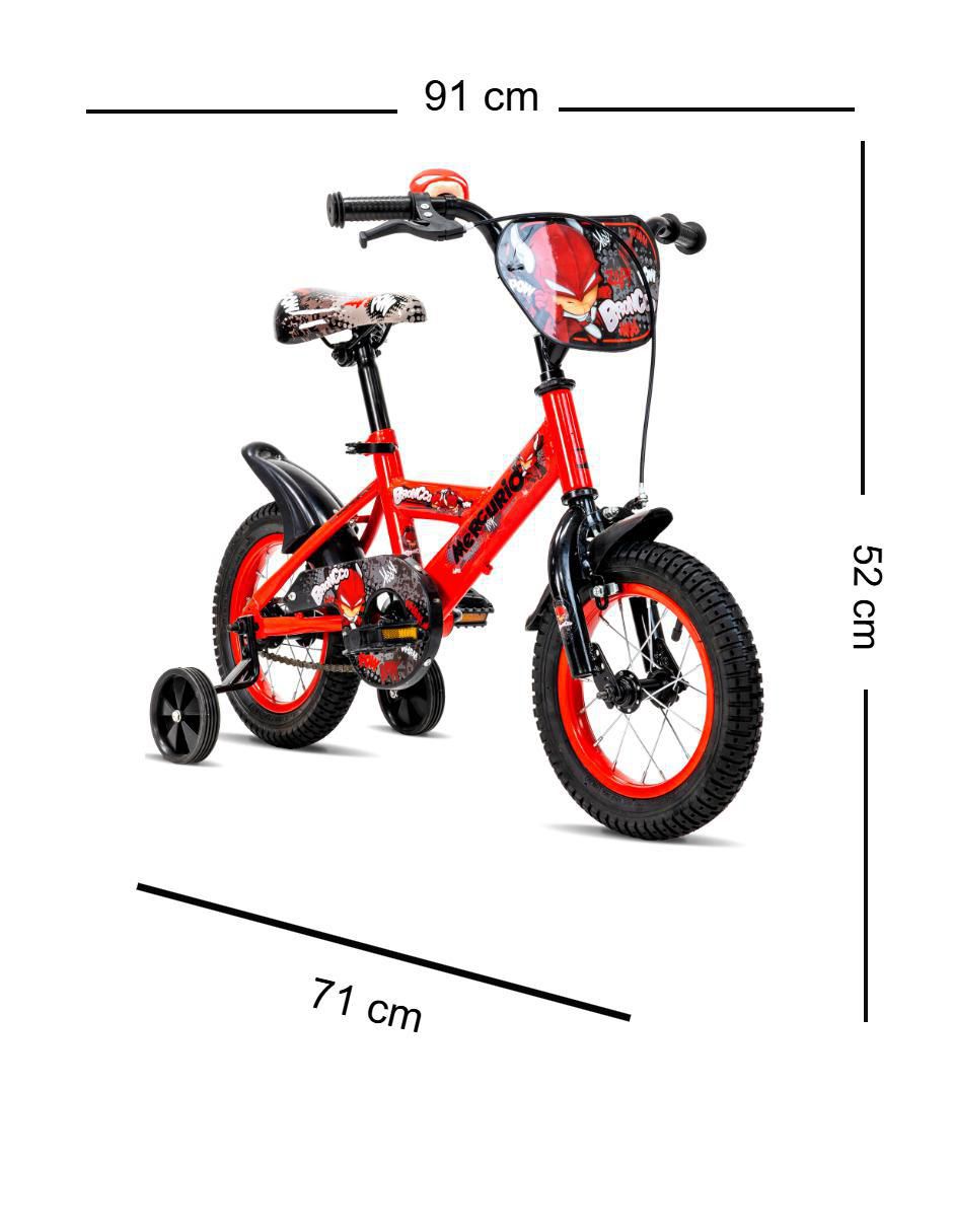 Bicicleta infantil rodada 12 para niño 4