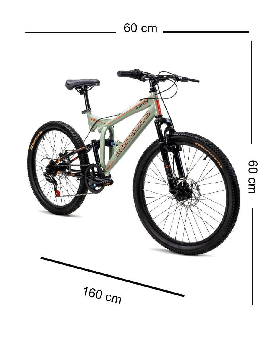 Bicicleta de montaña rodada 24 unisex 5