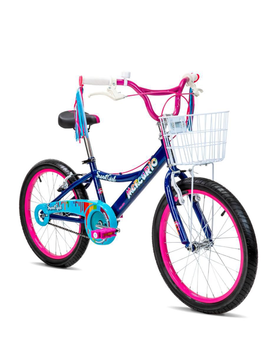 Bicicleta infantil rodada 20 para niña