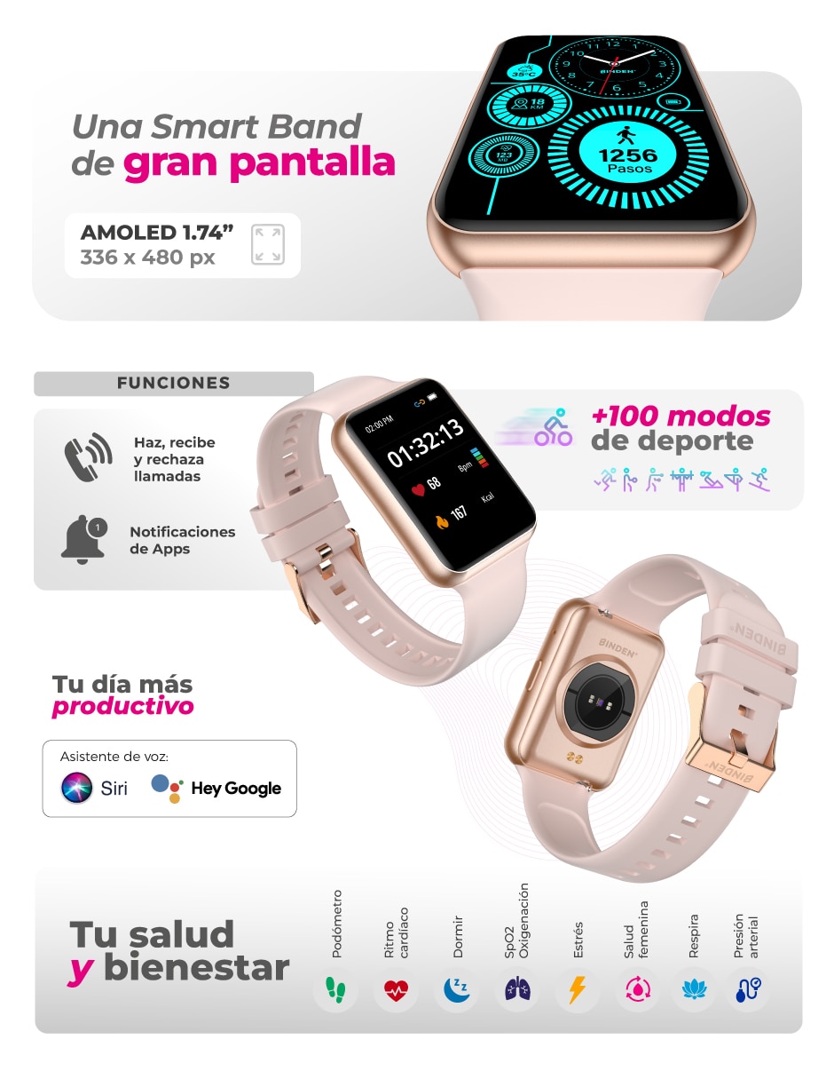 Smartwatch Era Fit View para mujer 4