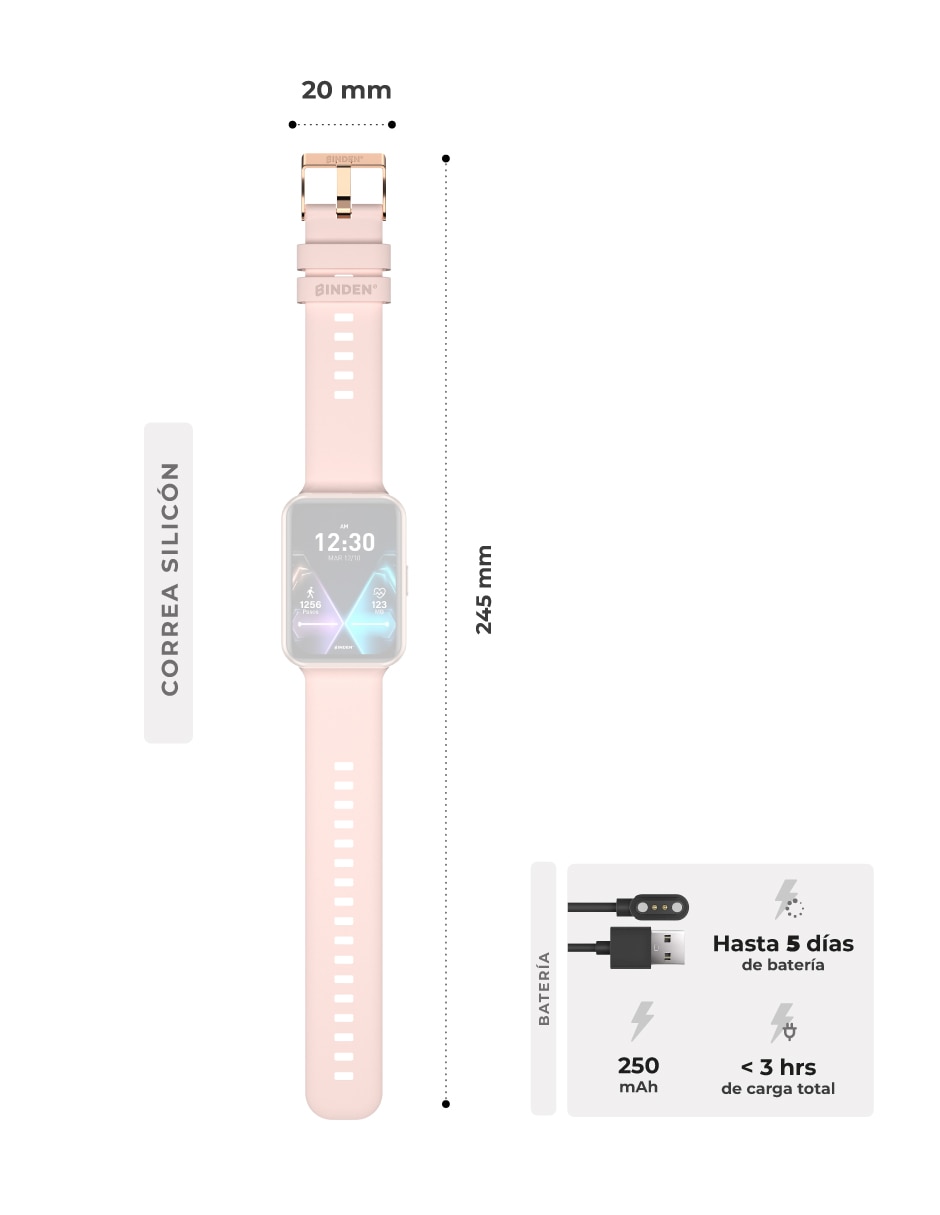 Smartwatch Era Fit View para mujer 5