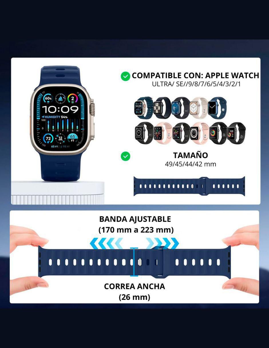 Correa para smartwatch de silicón 3