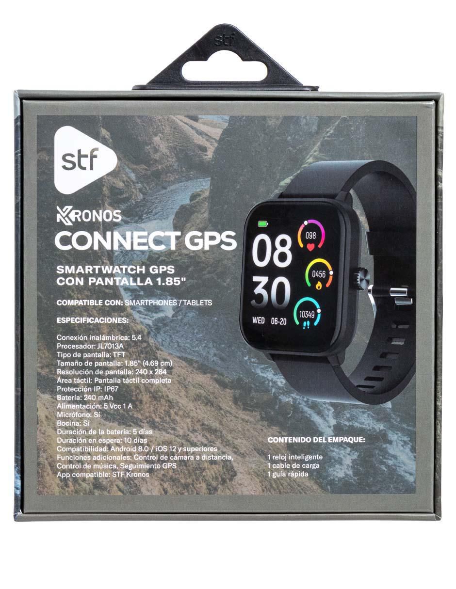 Gps Reloj Kronos Plus Fitband Stf Kronos Lite Negro Smartwatch STF