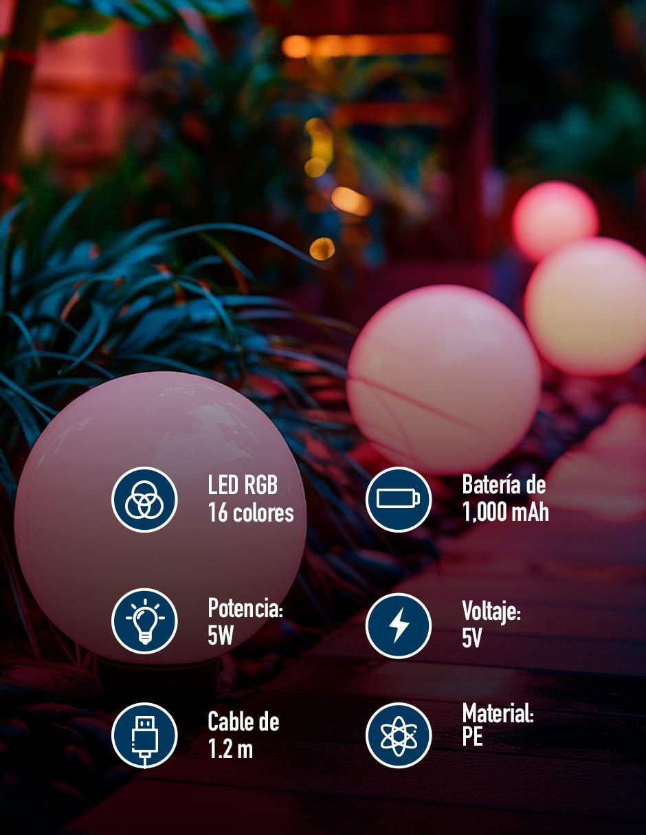 Lámpara decorativa LED 4