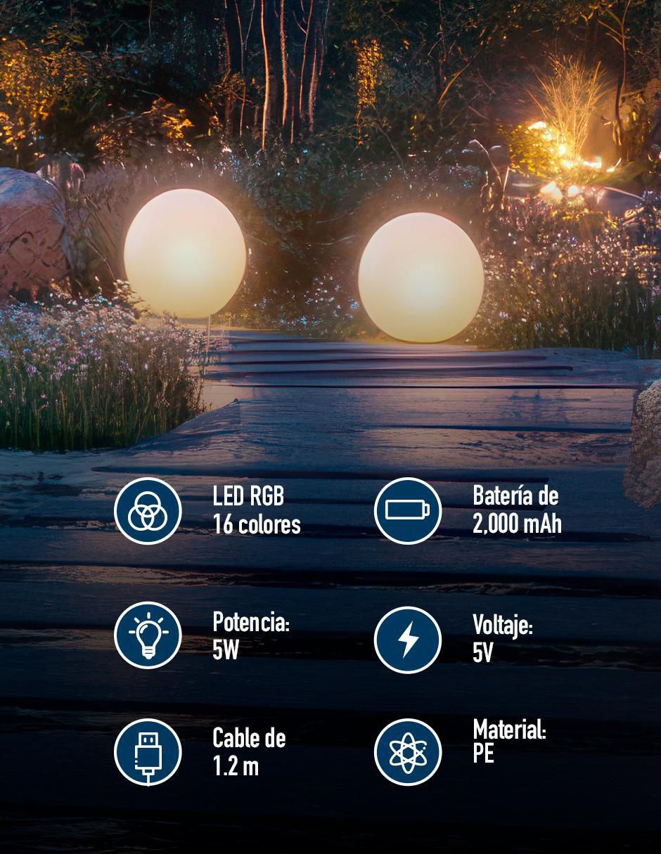 Lámpara decorativa LED 4