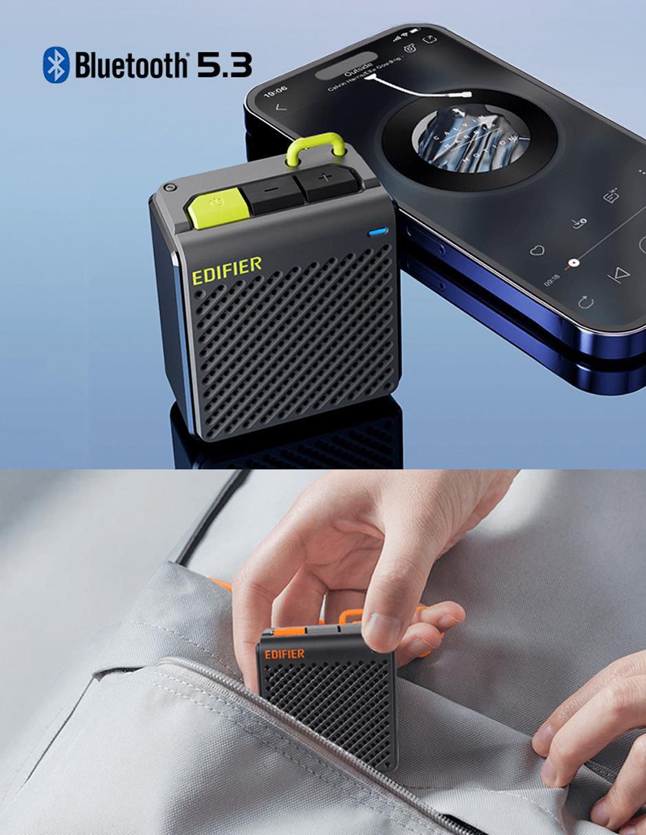 Bocina portátil SPKEDFMP85GR bluetooth 6