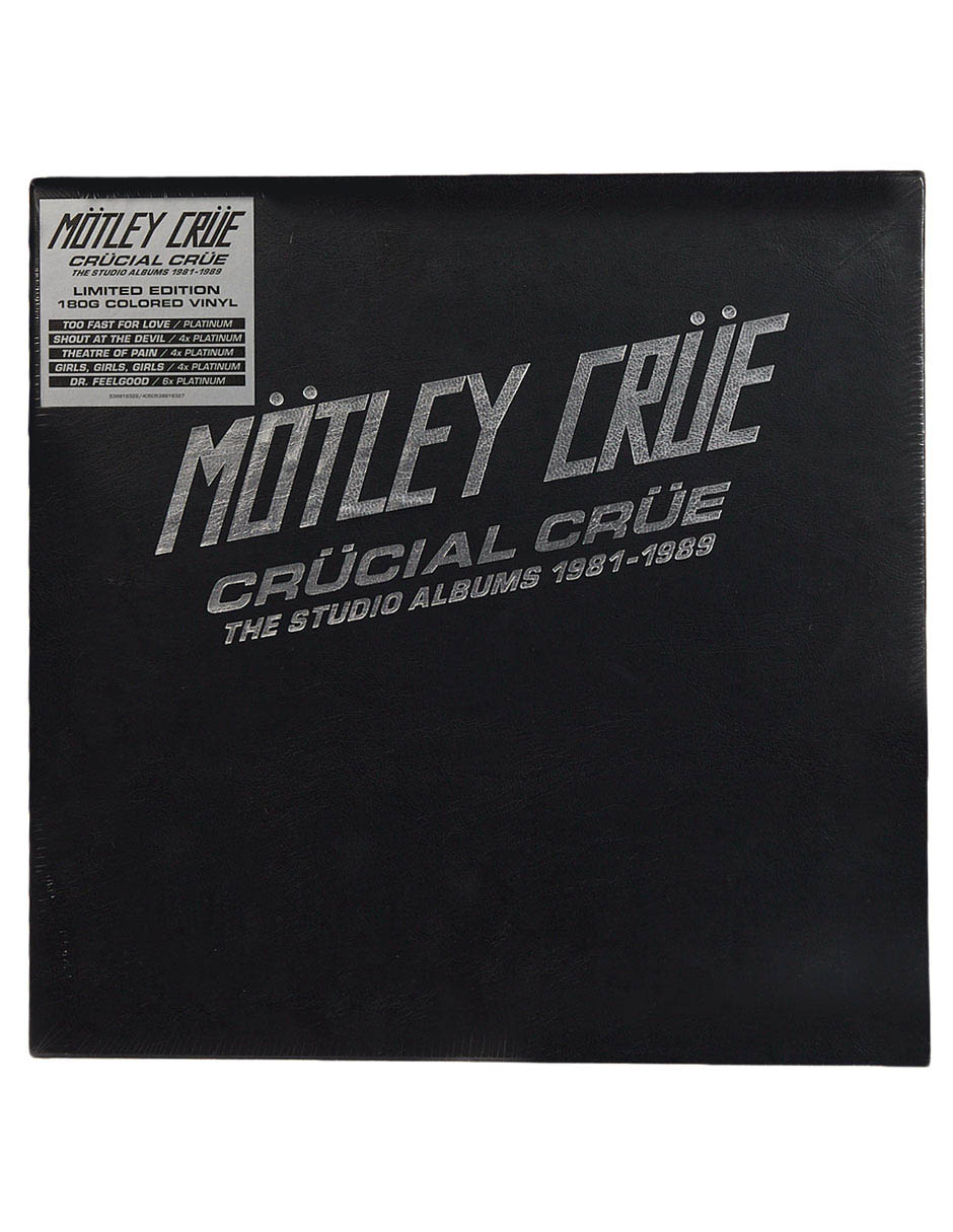 MÖTLEY CRÜE『Crücial Crüe』【未開封】 Mötley Crüe - Crücial Crüe-The Studio Albums 1981-1989 : Mötley