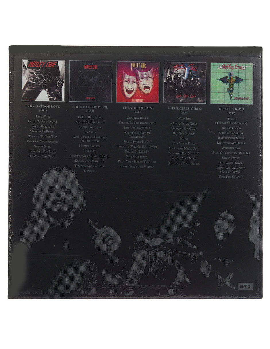 Crücial Crüe The Studio Albums 1981-1989 de Mötley Crüe vinyl 2