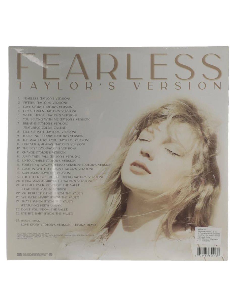 Fearless de Taylor Swift LP 2