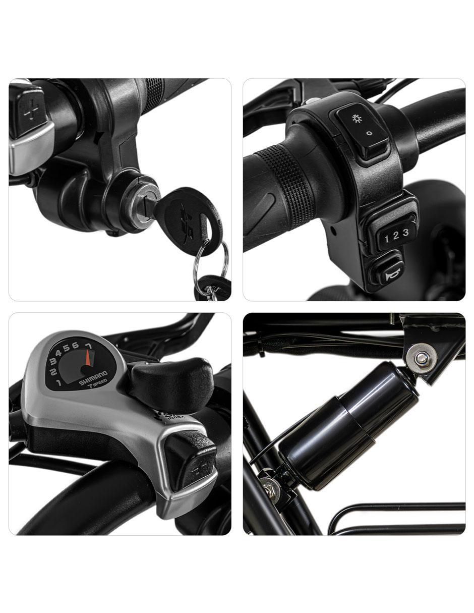 Bicicleta eléctrica rodada 27.5 unisex 3