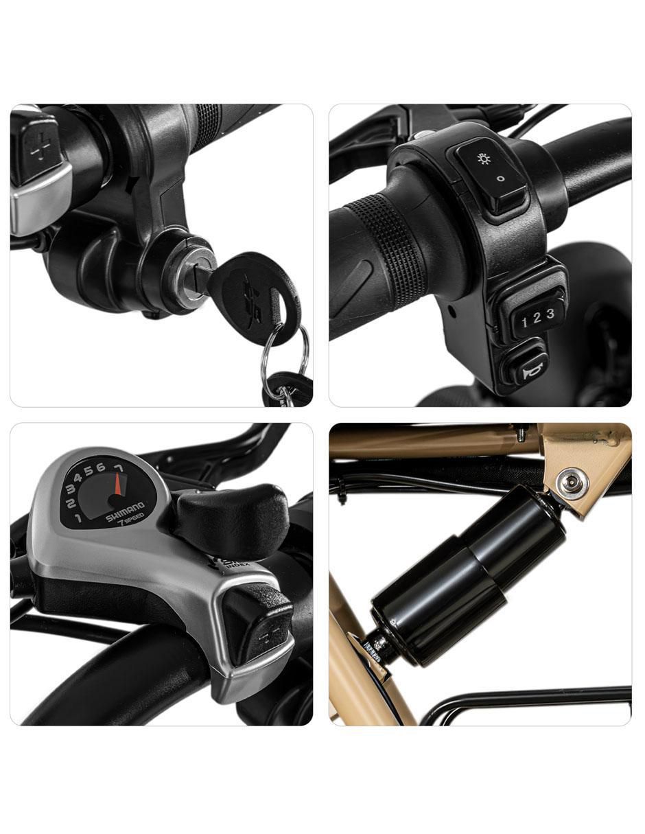 Bicicleta eléctrica rodada 20 unisex 3