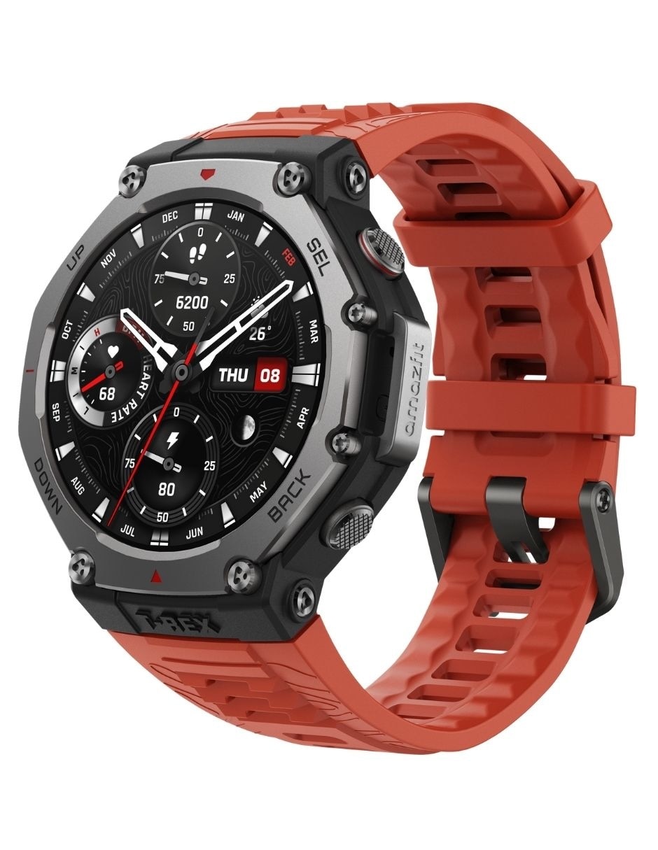 Smartwatch Amazfit T-Rex,SIN TAMAÑO,ROJO