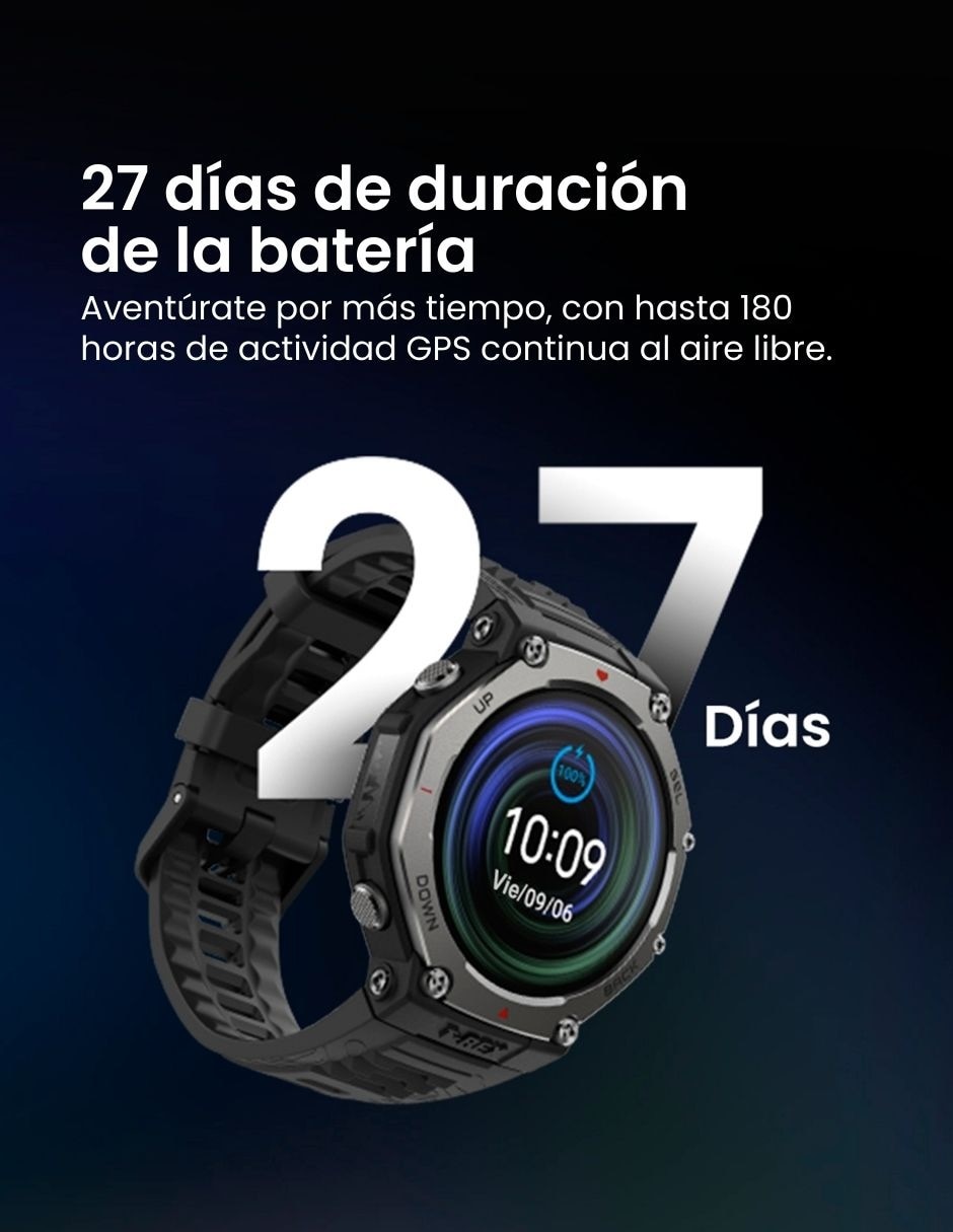 Smartwatch Amazfit T-Rex,SIN TAMAÑO,ROJO