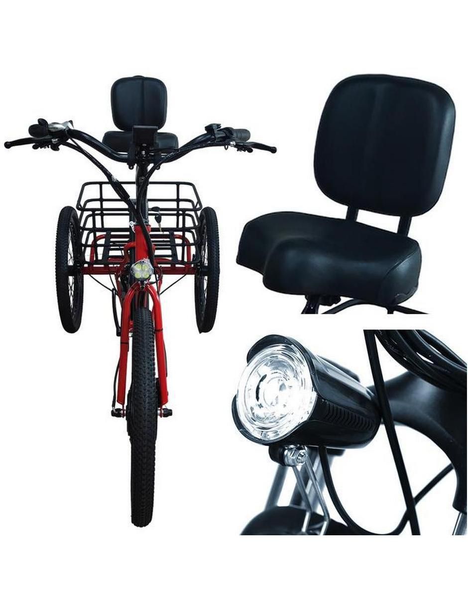 Triciclo rodada 24 eléctrica unisex 2