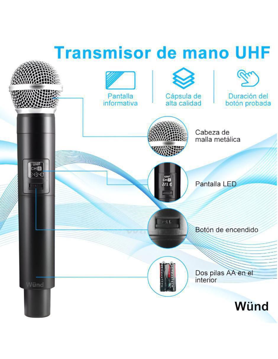 Micrófono semi profesional Inalámbrico 2