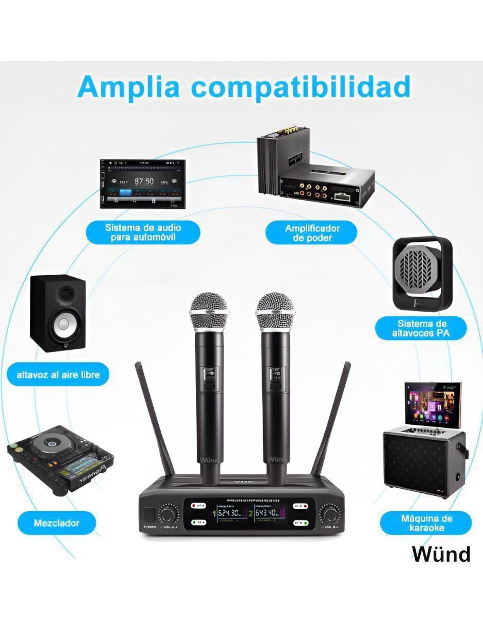 Micrófono semi profesional Inalámbrico 4