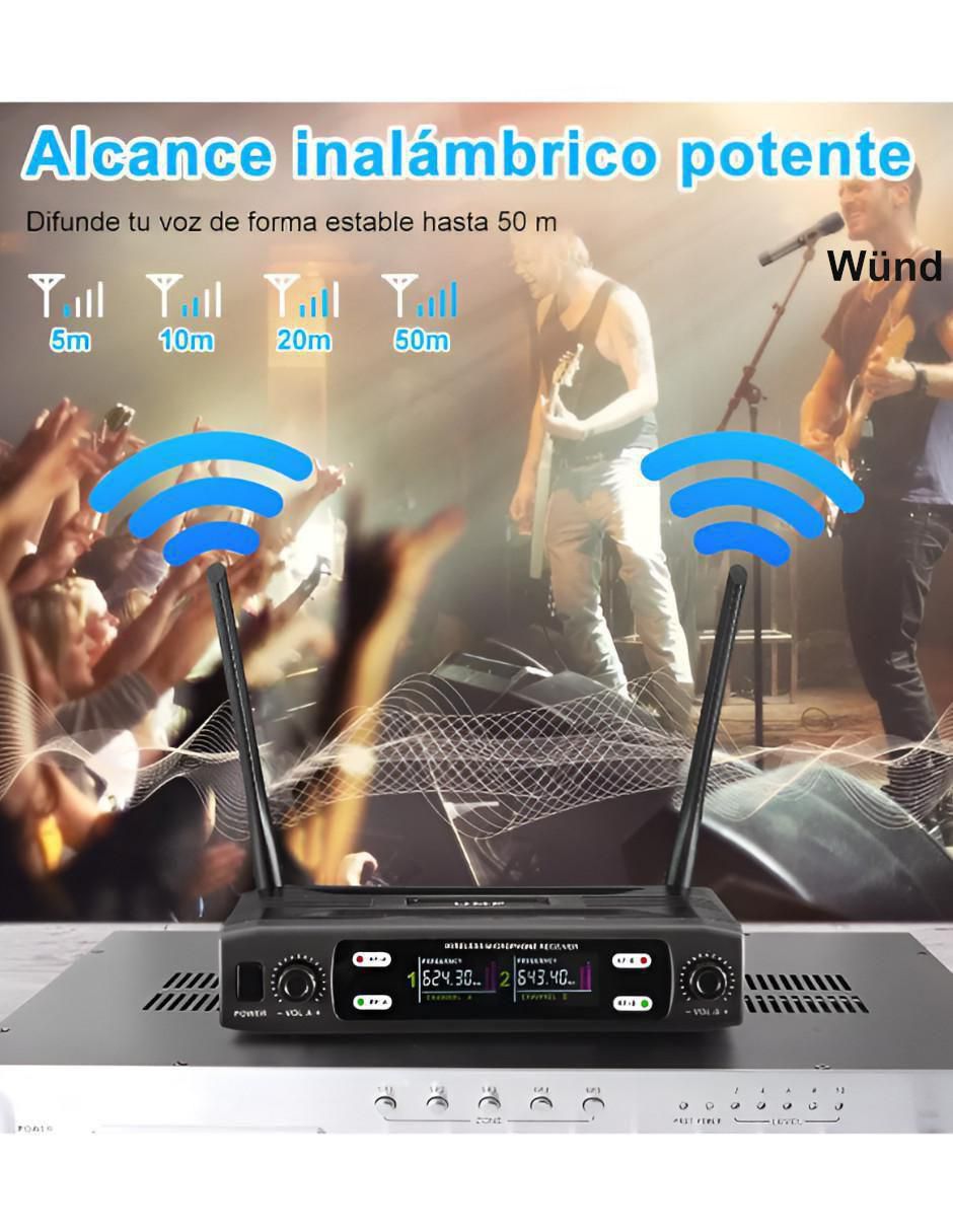 Micrófono semi profesional Inalámbrico 6