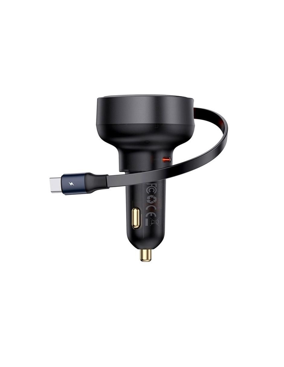 Cargador auto Auxiliar, USB C
