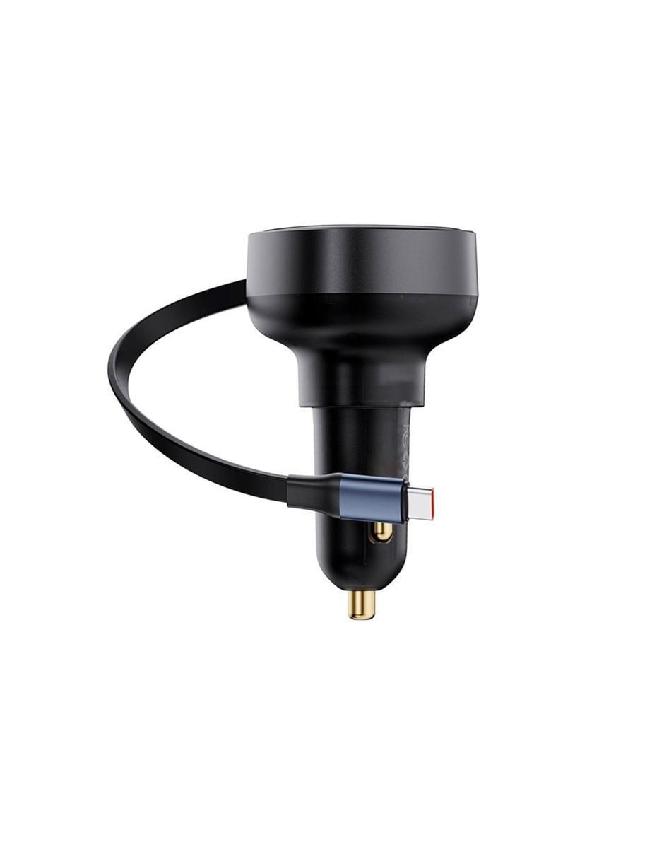 Cargador auto Auxiliar, USB C 5