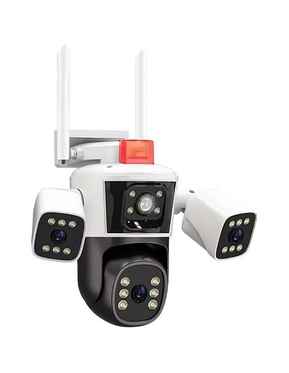Cámara Wi-Fi de seguridad inalámbrica HD 360° con capacidad para grabar visión nocturna para interior y exterior