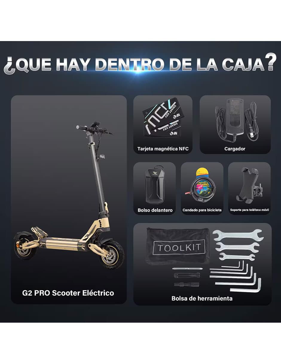 Scooter eléctrico G2 Pro 2025 9