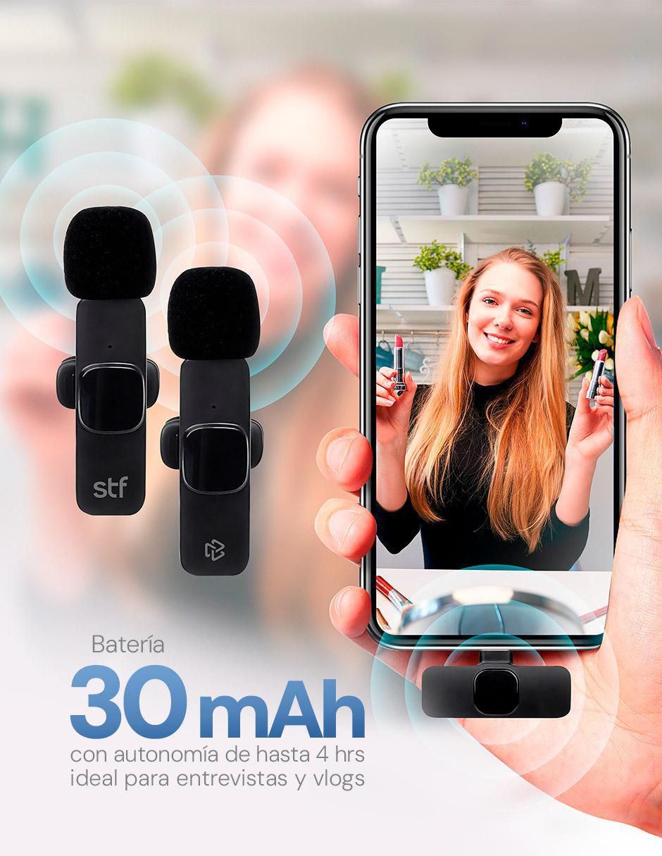 Micrófono portátil inalámbrica Tipo C - Lightning 9