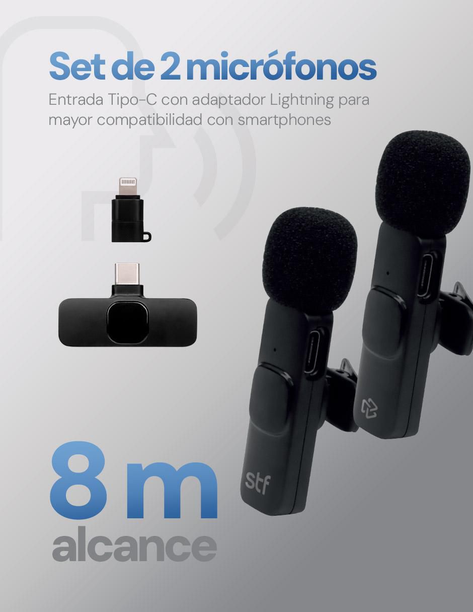 Micrófono portátil inalámbrica Tipo C - Lightning 10