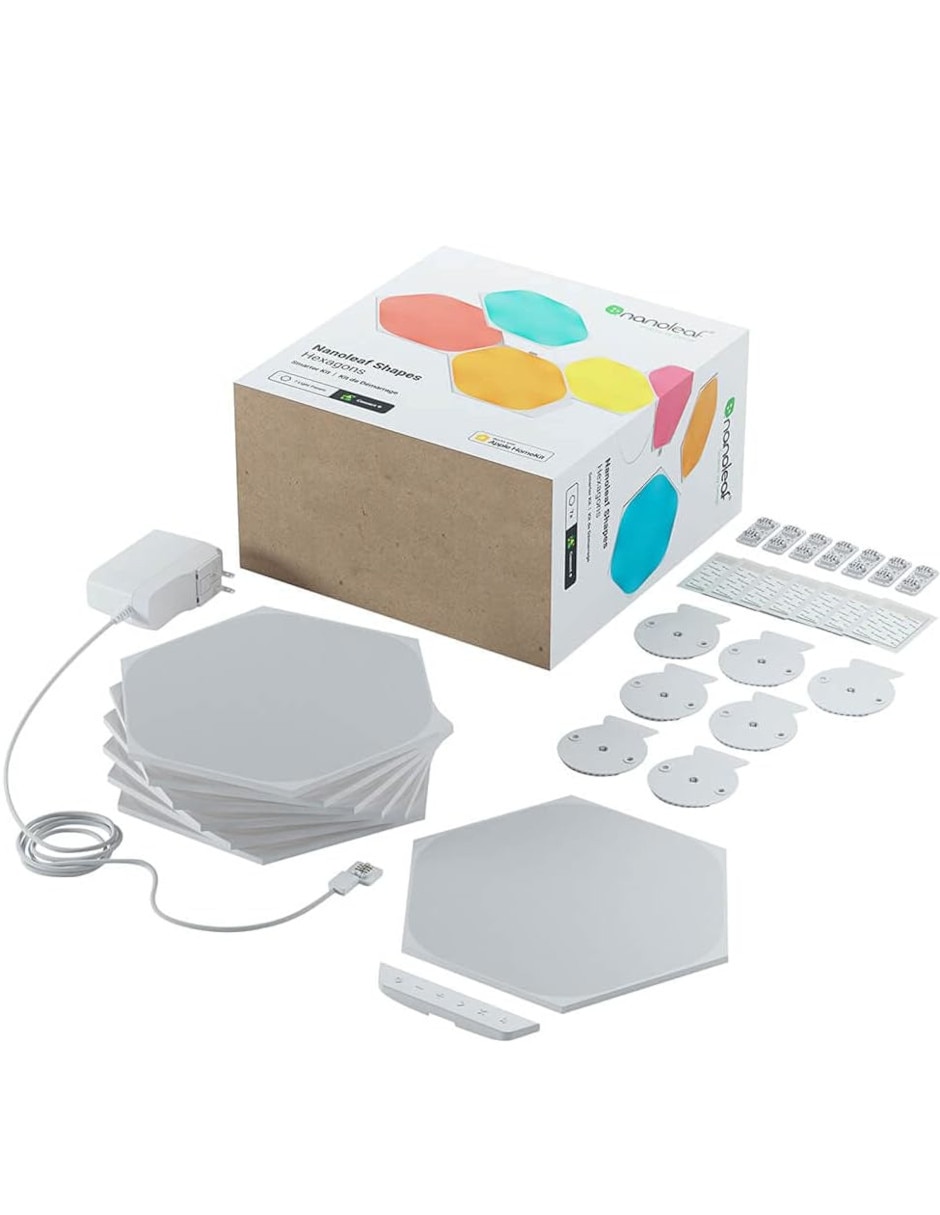 Tira led smart Shapes NL42-7003HX-7PK con 7 focos 2