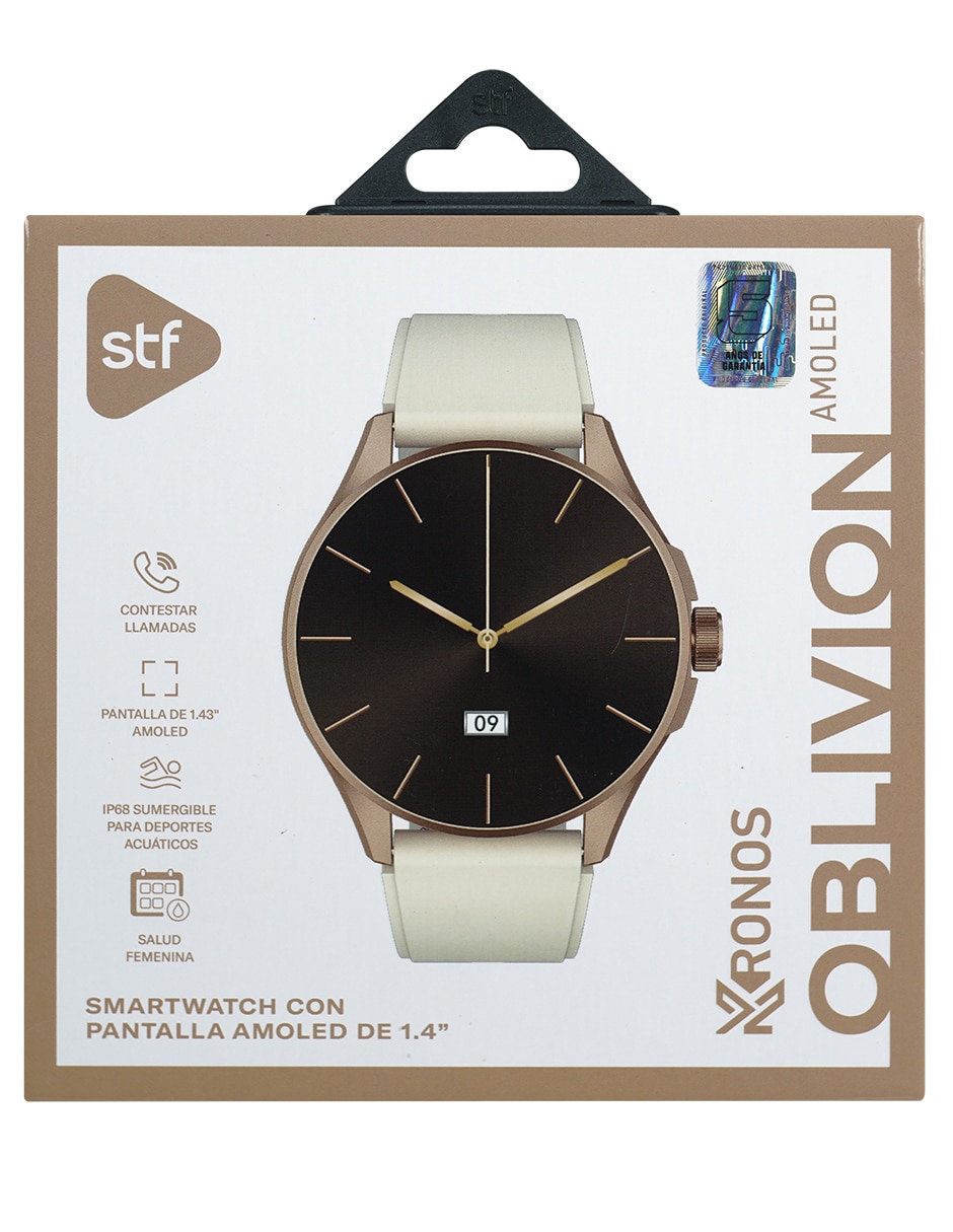 SMARTWATCH KRONOS OBLIVI, 41 MM, BEIGE