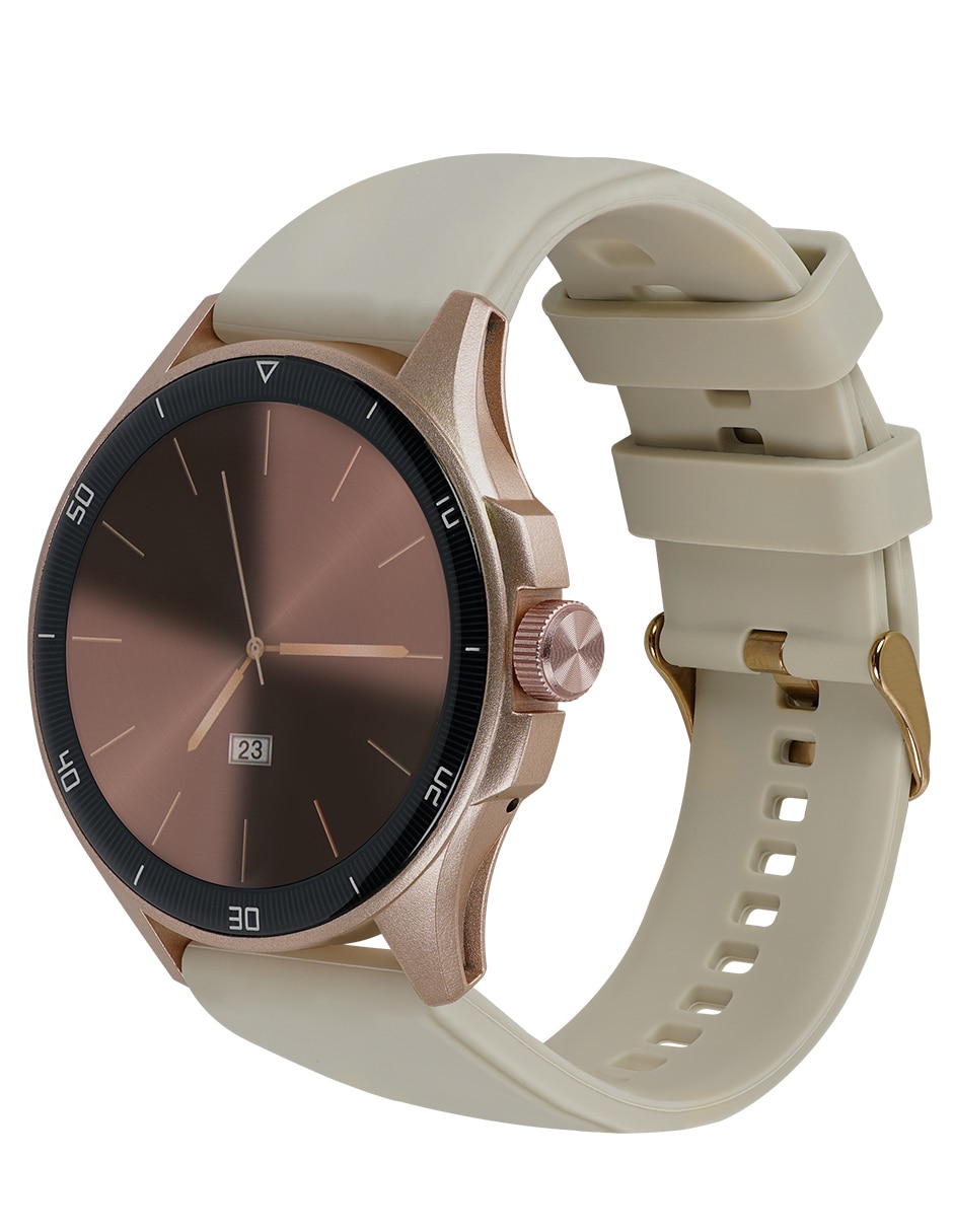 SMARTWATCH KRONOS OBLIVI, 41 MM, BEIGE