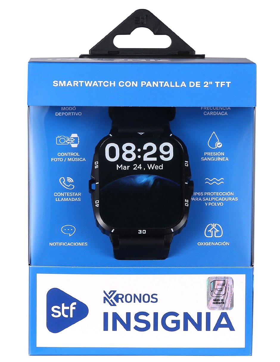 SMARTWATCH KRONOS INSIGN, 41 MM, NEGRO