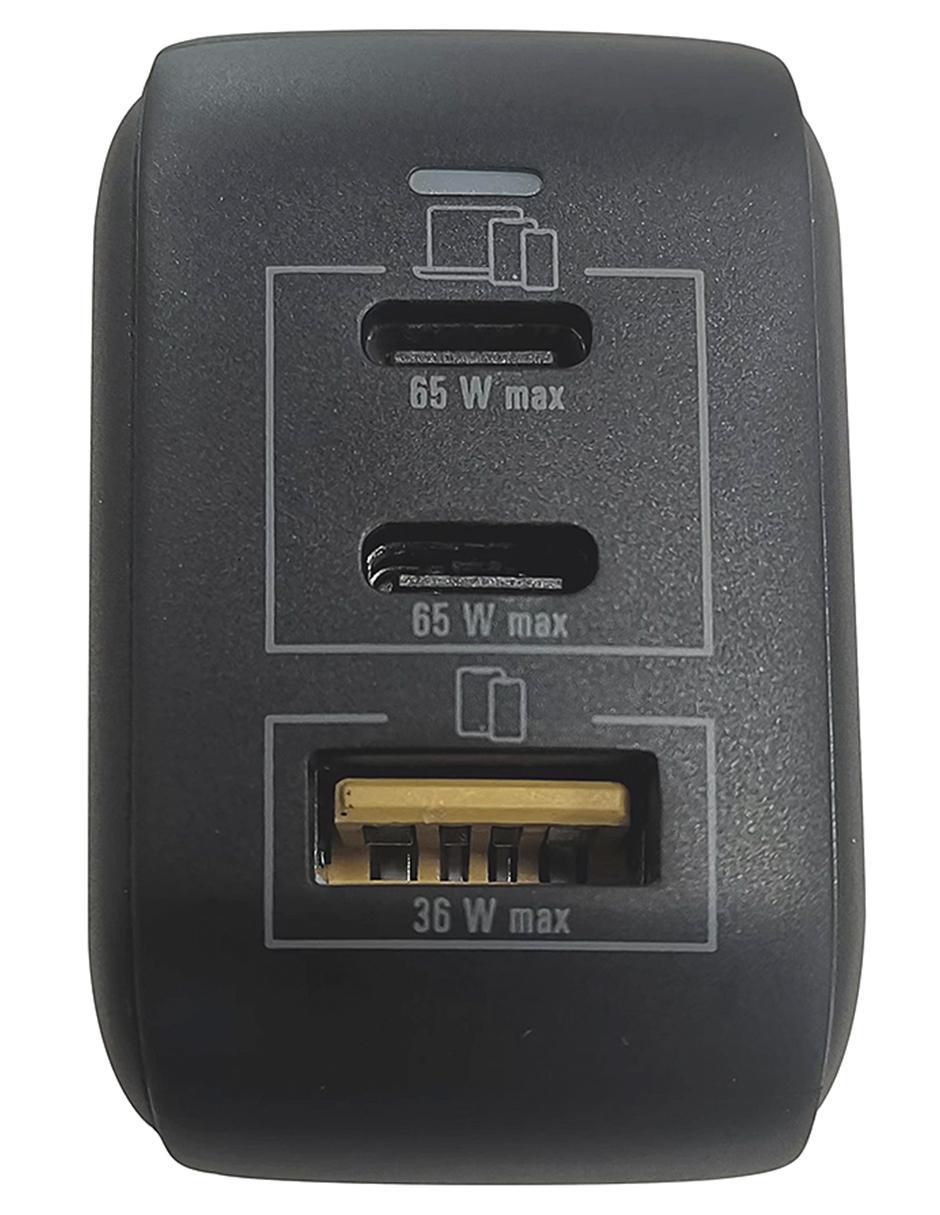 Cargador pared de 65 W USB tipo C GaN 2