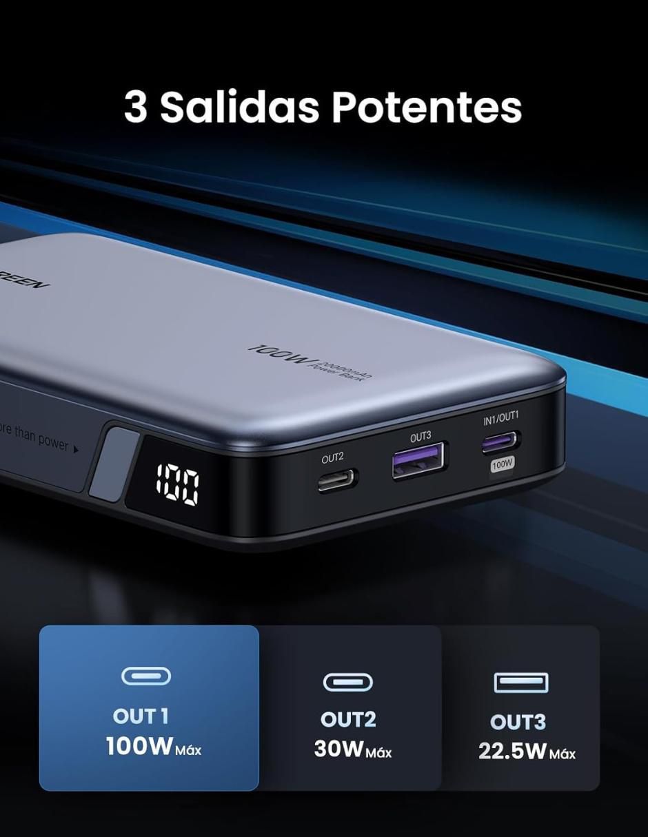 Batería portátil 20000 mAh 25188 4