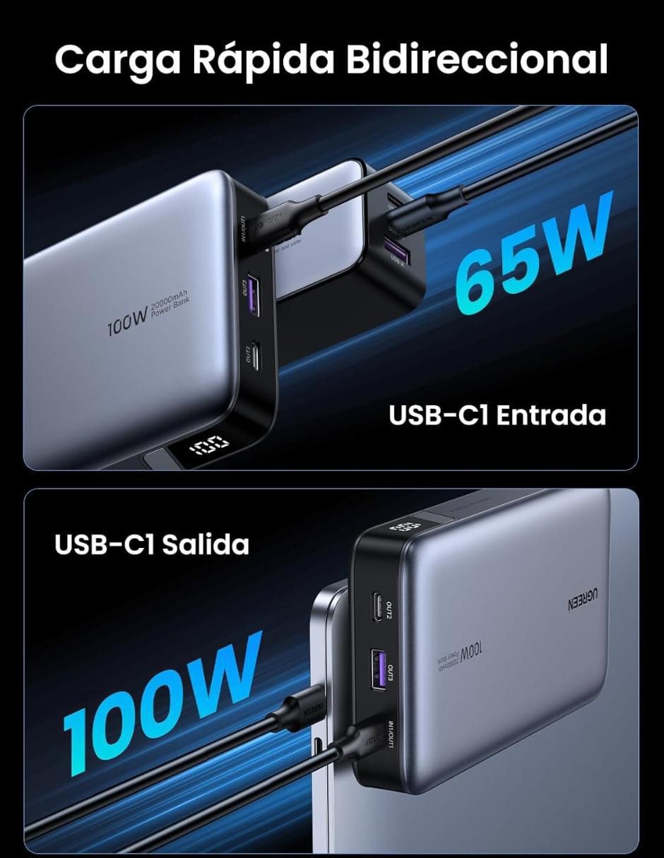 Batería portátil 20000 mAh 25188 6