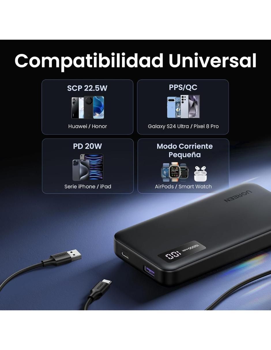 Batería portátil 10000 mAh 25742 4