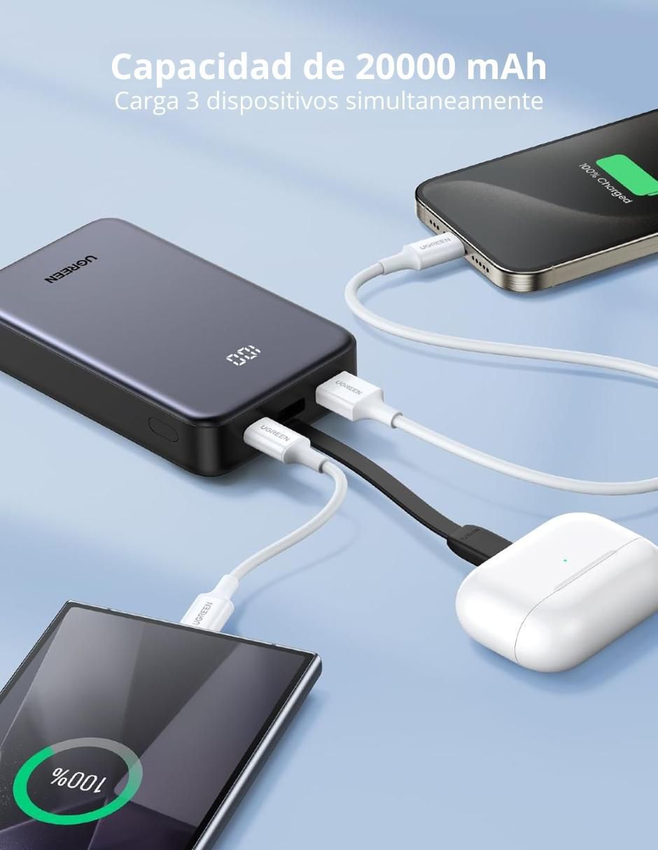 Batería portátil 20000 mAh 45762 4