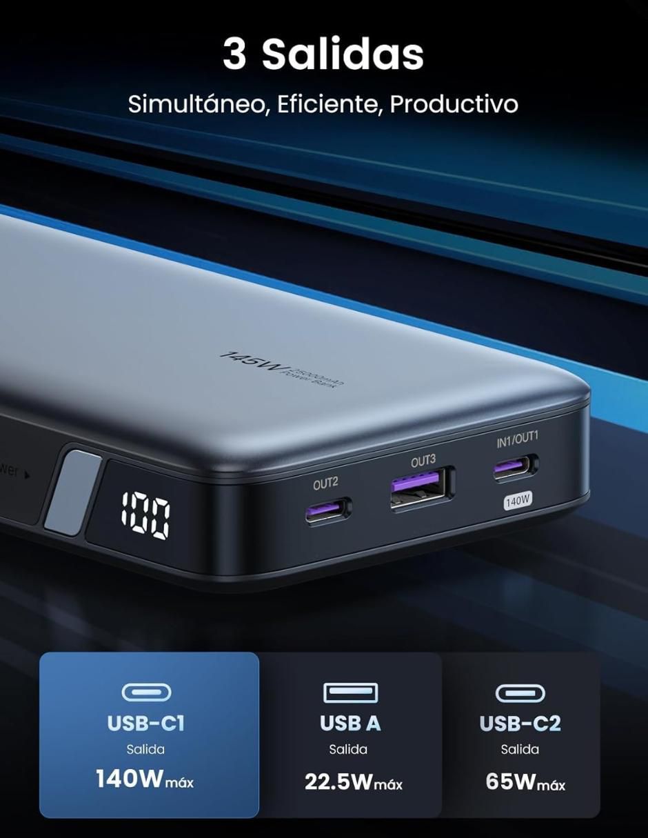 Batería portátil 25000 mAh 90597A 5