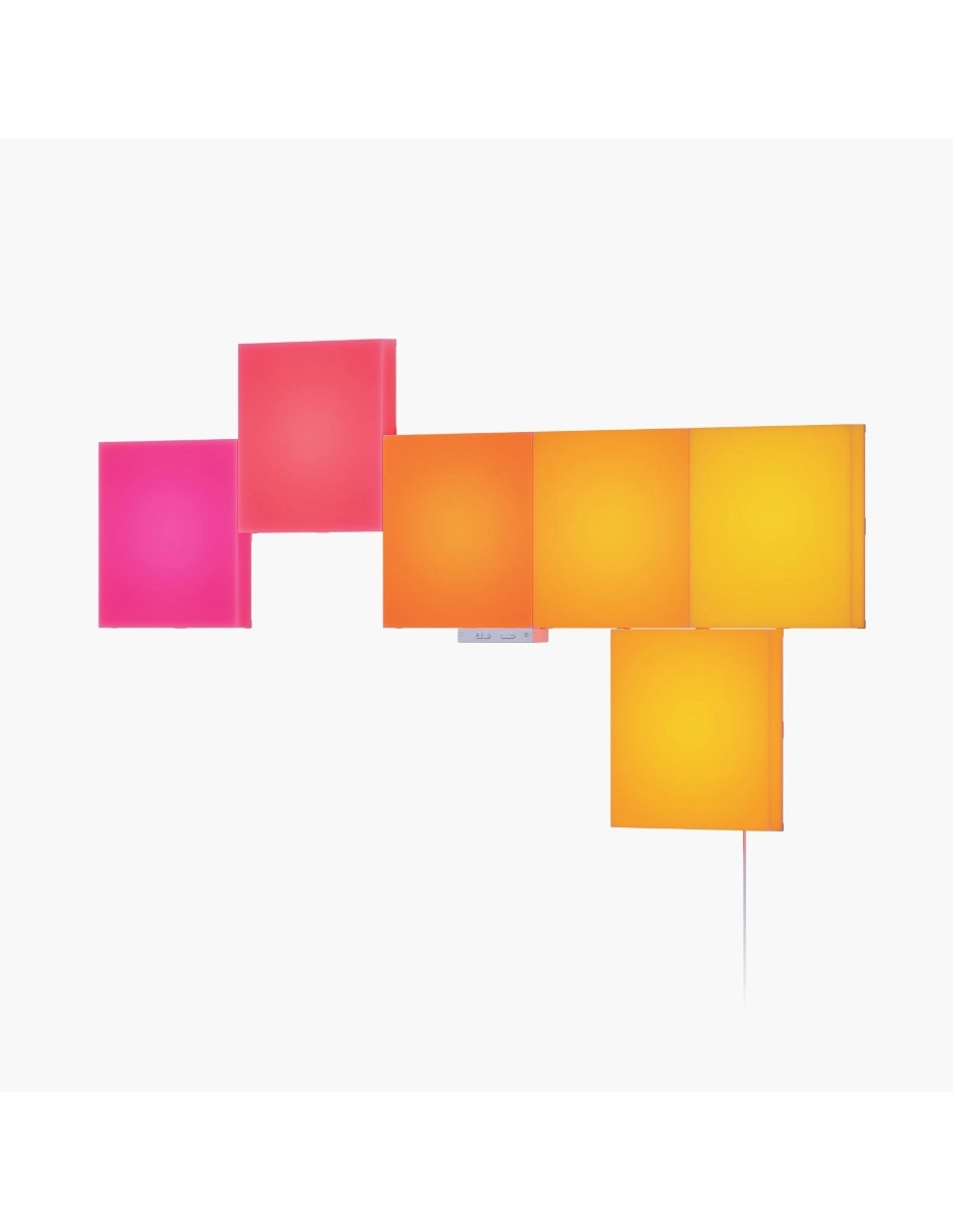 Set de paneles LED smart Nanoleaf Blocks 6 piezas N8100K03-6BS Set de paneles LED smart Nanoleaf Blocks 6 piezas N8100K03-6BS