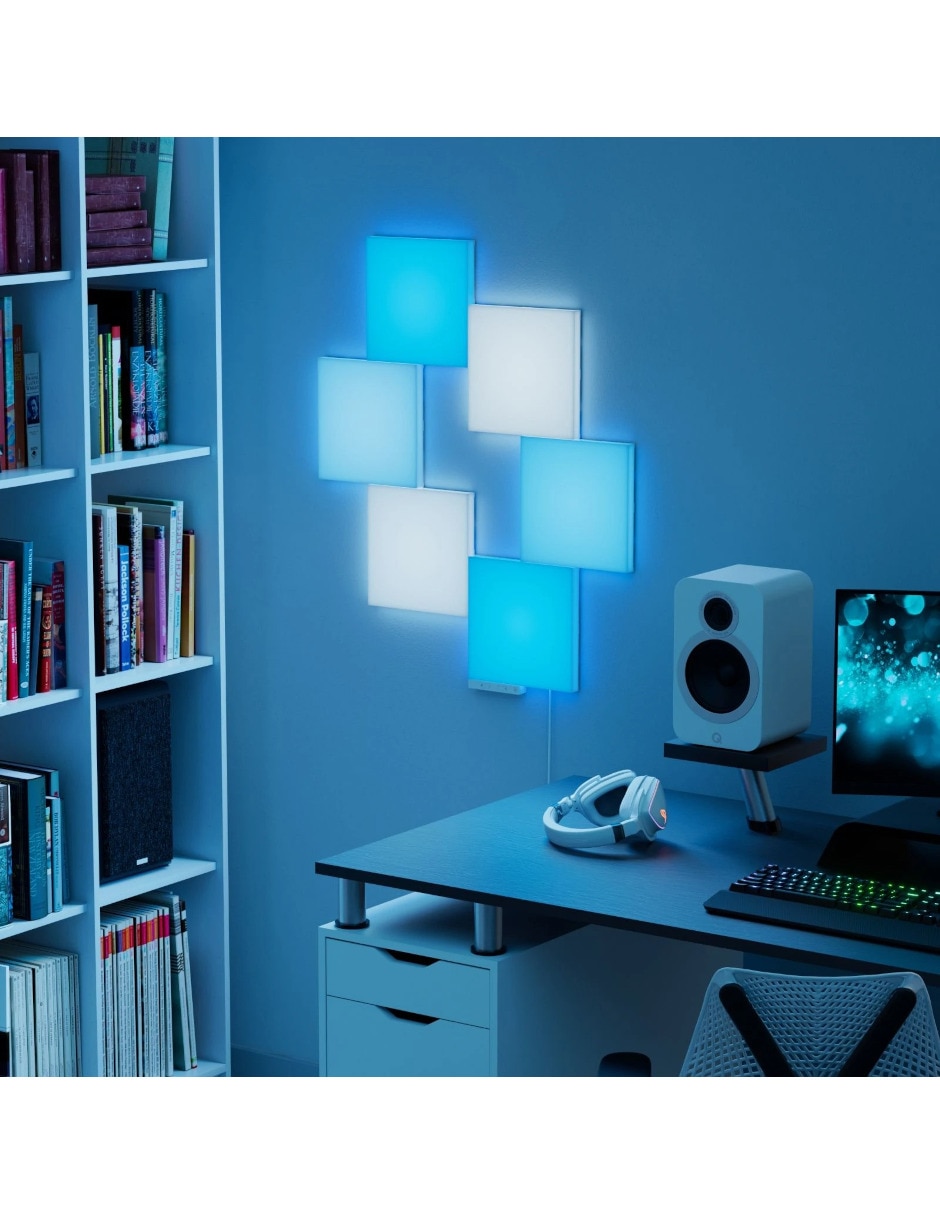 Set de paneles LED smart Nanoleaf Blocks 6 piezas N8100K03-6BS 3