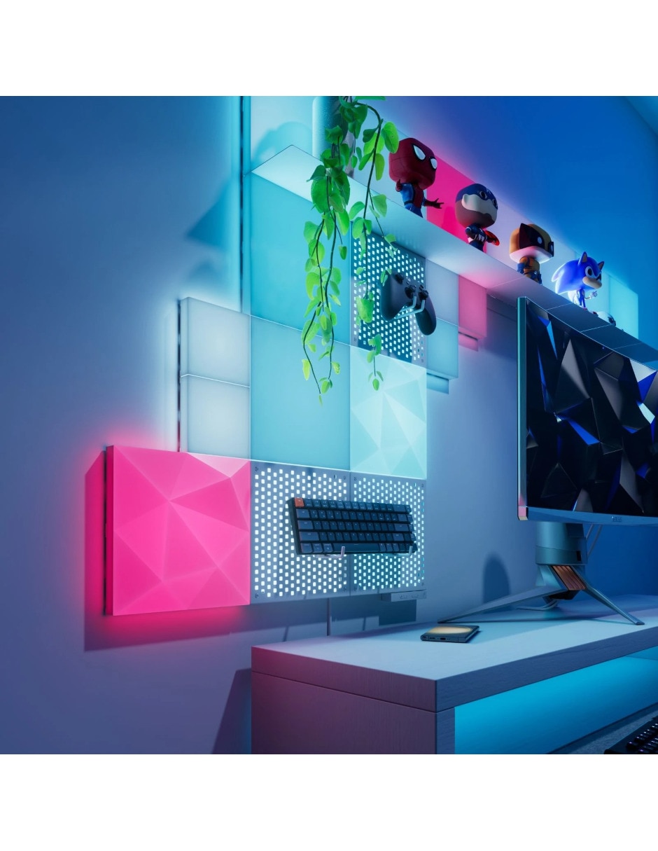 Set de paneles LED smart Nanoleaf Blocks 6 piezas N8100K03-6BS 4