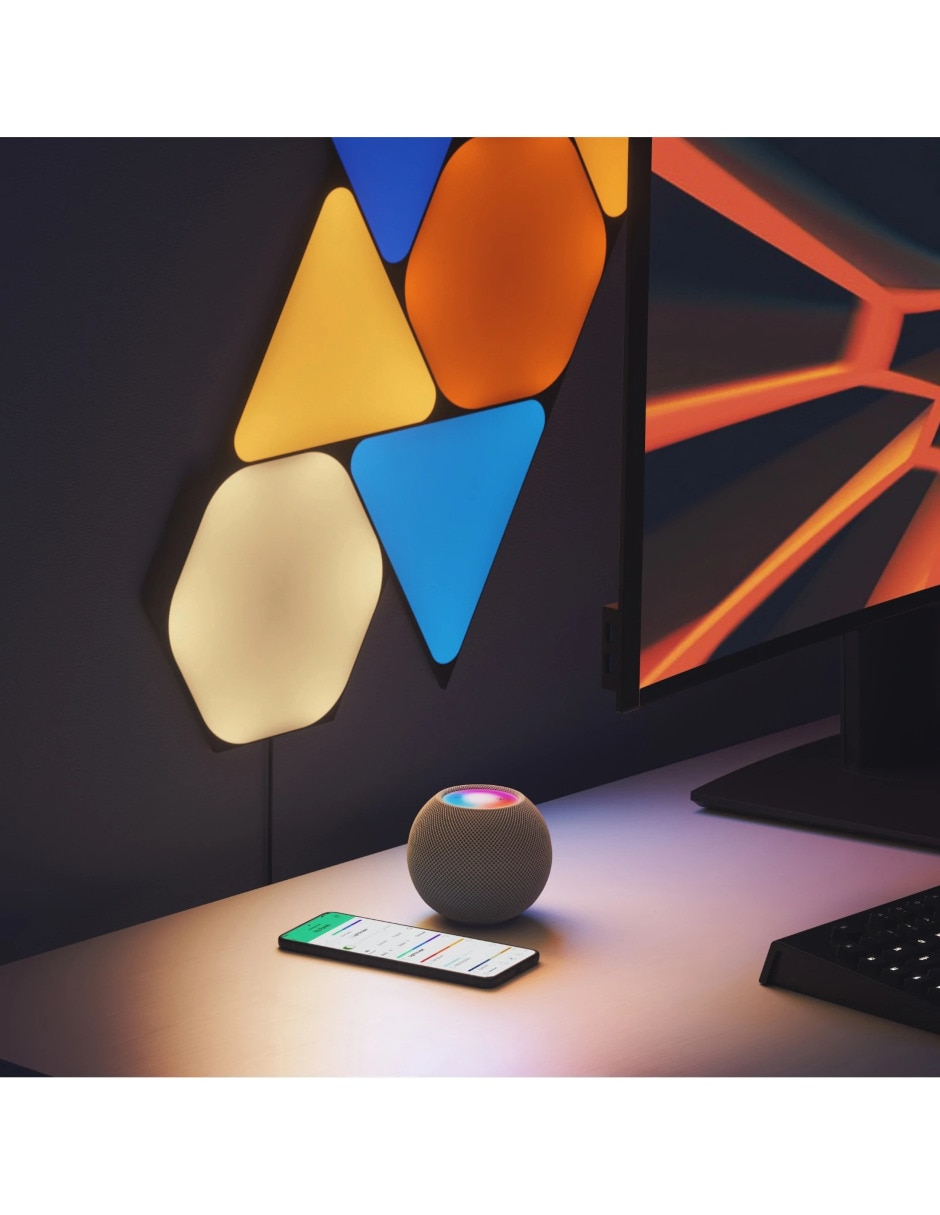 Set expansión de paneles LED smart Shapes Hexagonos 3 piezas NL42-0101HX-3PK 2